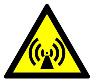 Non-ionizing radiation sign