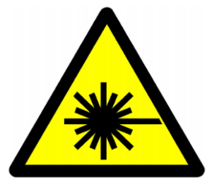 Laser safety sign
