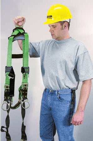 Fitting a full body safety harness