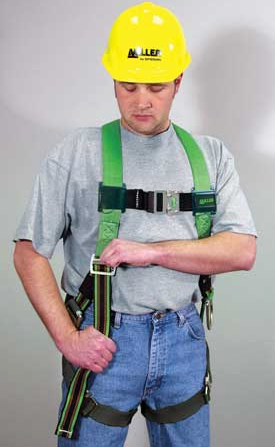 Full body safety harness adjust straps